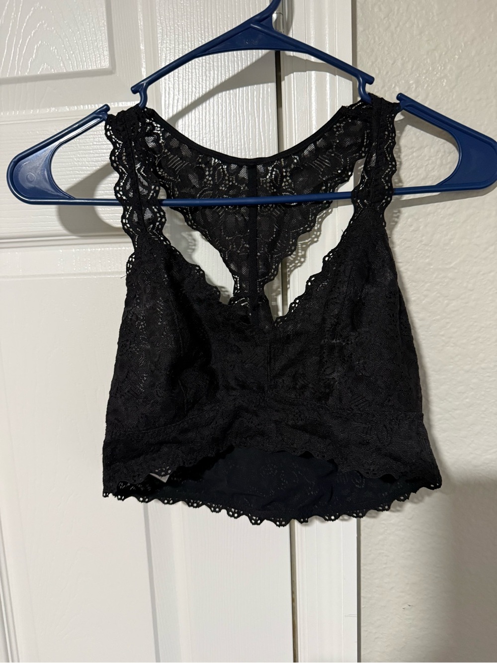 Jezebel Black Lace Racerback Bralette